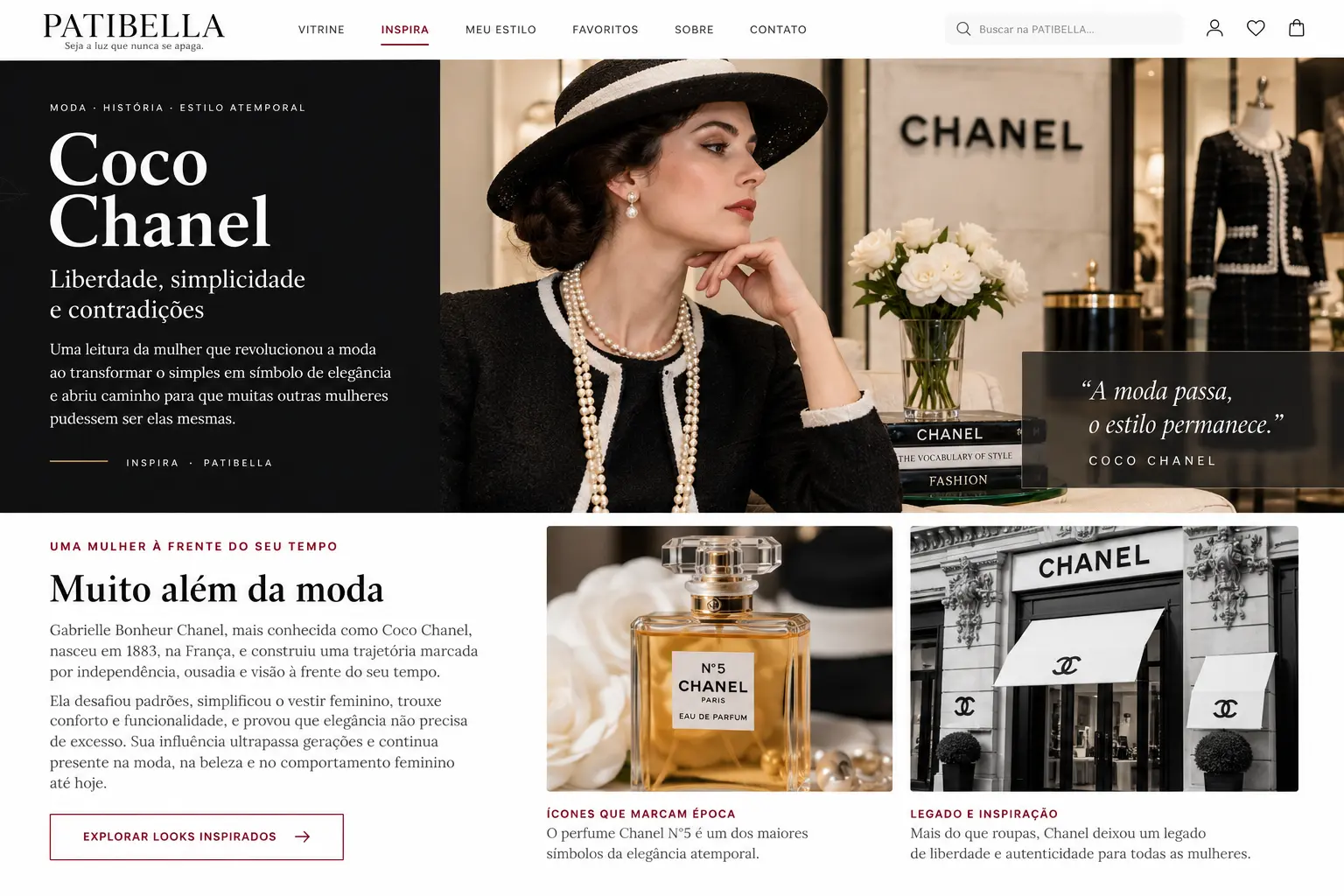 Ilustração editorial de detalhe inspirada nos códigos visuais associados ao legado de Coco Chanel.